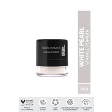 Bade Natural Sparkle Powder White Pearl Çok Amaçlı Toz Işıltılı Aydınlatıcı %100 Doğal