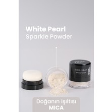 Bade Natural Sparkle Powder White Pearl Çok Amaçlı Toz Işıltılı Aydınlatıcı %100 Doğal