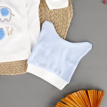 Bebegci Aslan Nakışlı 3'lü Erkek Zıbın Set