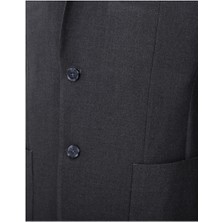 Uki Antrasit Comfort Fit Mono Yaka 6 Drop Modular Takım Elbise