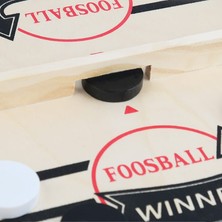 Foosball Kazanan Oyunları Lastik Fırlatmalı Futbol Şut ve Gol Hızlı Sapan Masa Futbol