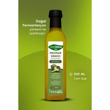 His Naturel Sandaloz Sakızlı Yeşil Elma Ananas Enginar Sirkesi Içilebilir Doğal 3'lü Set 3 x 500 ml