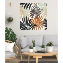 Limitless Design Dekoratif Leaves Duvar Hd Baskı Kanvas Tablo