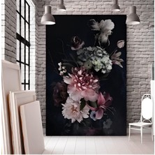 Limitless Design Çiçek Görseli Dekoratif Kanvas Duvar Tablo