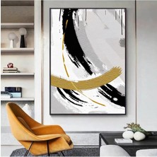 Limitless Design Yağlı Boya Görünümlü Soyut Tablo
