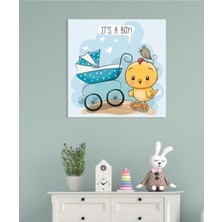 Limitless Design Dekoratif Çocuk Odası It's A Boy Duvar Hd Baskı Kanvas Tablo