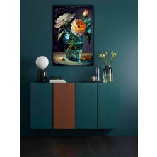 Limitless Design Vazo Çiçek Salon Oturma Odası Için Dekoratif Özel Tasarım Dijital Baskı Hd Baskı Kanvas Tablo