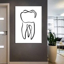 Limitless Design Ağız ve Diş Sağlığı Polikliniği Tabloları Dekoratif Diş, Dekoratif Dişçi, Dişçi Dekorasyonu DSC-170B