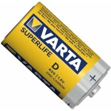 Varta Superlife D Büyük 1.5V Pil Varta