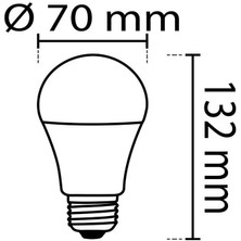 LED Ampul 15W E27 6500K
