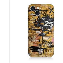 Teknomeg Apple iPhone 15 Plus Uyumlu Karma Grafik  Desenli Silikon Kılıf