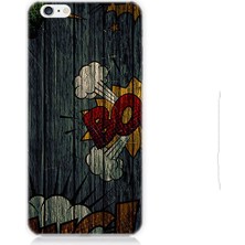Teknomeg Apple iPhone 6 Plus Uyumlu Patlama Grafiti  Desenli Silikon Kılıf