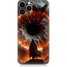 Teknomeg Apple iPhone 14 Pro Max Uyumlu Ateş Çemberi  Desenli Silikon Kılıf