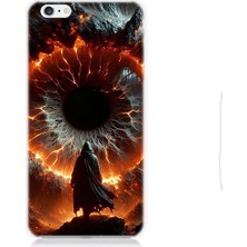 Teknomeg Apple iPhone 6 Uyumlu Ateş Çemberi  Desenli Silikon Kılıf