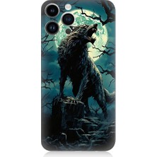Teknomeg Apple iPhone 13 Pro Uyumlu Karanlık Canavar  Desenli Silikon Kılıf
