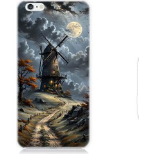 Teknomeg Apple iPhone 6 Uyumlu Yel Değirmeni  Desenli Silikon Kılıf
