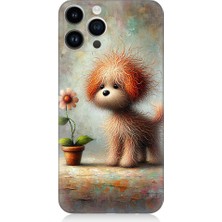 Teknomeg Apple iPhone 14 Pro Max Uyumlu Sevimli Köpek  Desenli Silikon Kılıf