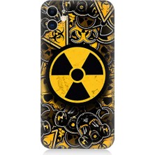Teknomeg Apple iPhone 11 Uyumlu Nükleer Sembol  Desenli Silikon Kılıf