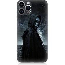 Teknomeg Apple iPhone 13 Pro Max Uyumlu Karanlık Figür  Desenli Silikon Kılıf