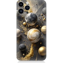Teknomeg Apple iPhone 14 Pro Max Uyumlu Gezegenler Sistemi  Desenli Silikon Kılıf