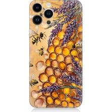 Teknomeg Apple iPhone 13 Pro Max Uyumlu Bal Peteği  Desenli Silikon Kılıf