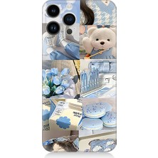 Teknomeg Apple iPhone 13 Pro Max Uyumlu Mavi Oyuncaklar  Desenli Silikon Kılıf