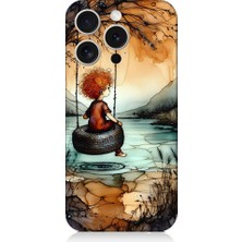 Teknomeg Apple iPhone 15 Pro Max Uyumlu Yalnız Çocuk  Desenli Silikon Kılıf