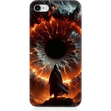 Teknomeg Apple iPhone 7 Plus Uyumlu Ateş Çemberi  Desenli Silikon Kılıf