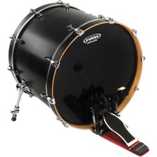 Evans BD22HBG Deri 22 Hydraulic Black Kick Clear Yağlı Siyah Çift Kat