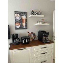 Limitless Design Cafe Caffe Cafeler Kahve Büfe Büfeler Için Abstract Trend Dekoratif Kanvas Canvas Tablo Tablolar