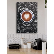 Limitless Design Cafe Caffe Cafeler Kahve Büfe Büfeler Için Abstract Trend Dekoratif Kanvas Canvas Tablo Tablolar