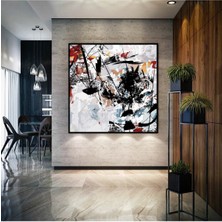 Limitless Design Yağlı Boya Görünümlü Soyut Tablo
