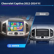 Victor Chevrolet CAPTIVA(2012-2014)ANDROID Sürüm 13 Kablosuz Carplay Navigasyon Multimedya 9 Inç Ekran Navigasyon Cihazı 1G Ram 16GB Hafıza Çerçeveli ve arka görüş kameralı