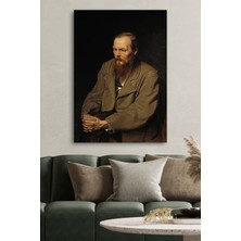 Limitless Design Hd Baskı Kanvas Tablo Baskılı Dekoratif Yağlıboya Dostoyevski Portre Ev Ofis Otel Dekor Tablo