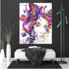 Limitless Design Kadın Saçındaki Gizemler Hd Hd Baskı Kanvas Tablo Ev, Ofis -007-E