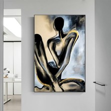 Limitless Design Modern Soyut Kadın-Hd Baskı Kanvas Tablo Salon Oturma Yatak Odası Ofis Antre Cafe Için Duvar Dekoru