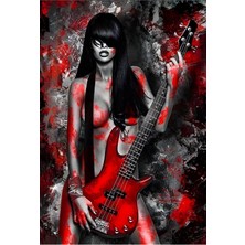 Limitless Design Nü Kadın Hd Baskı Kanvas Tablo Salon Oturma Yatak Odası Ofis Cafe Için Duvar Dekoru