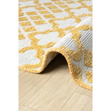 Ipar Hardal Çift Taraflı Dokuma Kilim Balkon Mutfak Oturma Odası Halısı Ip0039 80 x 150