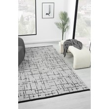 Eko Gri Kaymaz Taban Kilim Balkon Mutfak Oturma Odası Halısı Yoluk Eko120 80 x 150