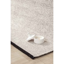 Liv Bej Kaymaz Taban Makinede Yıkanabilir Kilim Balkon Mutfak Halısı 0Lv385 80 x 150