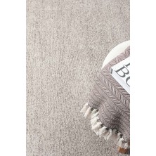 Liv Bej Kaymaz Taban Makinede Yıkanabilir Kilim Balkon Mutfak Halısı 0Lv385 80 x 150