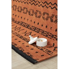 Prestige Halı Kilim Eko Kiremit Kaymaz Taban Kilim Balkon Mutfak Oturma Odası Halısı Yoluk Eko319 80 x 150