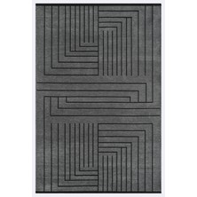 Prestige Halı Kilim Eko Antrasit Kaymaz Taban Kilim Balkon Mutfak Oturma Odası Halısı Yoluk Eko347 100 x 200