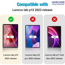 Ukscase Lenovo Tab P12 (12.7-Inch, 2023) Uyumlu Nano Cam Ekran Koruyucu