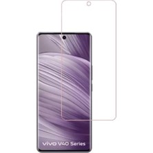ECR MOBILE Vivo V40 5g ile Uyumlu Hidrojel Ekran Koruyucu Film Hd-Şeffaf