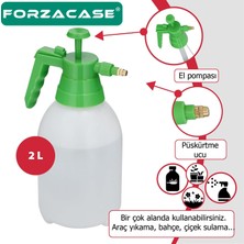 Forzacase 2 Litre Basınçlı Su Köpük Püskürtme Sprey Şişe Çiçek Sulama Ilaçlama Araç Yıkama - FC666