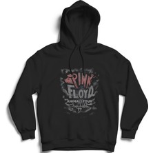 The Fame Pink Floyd, Animal Tour'77, Rock Metal Müzik Grubu, %100 Pamuklu Kapüşonlu Sweatshirt Hoodie