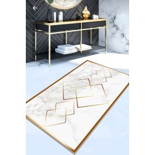 Ardizayn Deluxe Platin 70 x 120 cm. Kaymaz Taban Banyo Halısı, Paspası