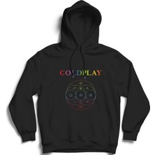 The Fame Coldplay, Moon Music 2, Rock Metal Müzik Grubu Pamuklu Kapüşonlu Sweatshirt Hoodie