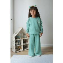Emila Kids 3-10 Yaş Arası Yazı Baskılı Kız Çocuk Takım